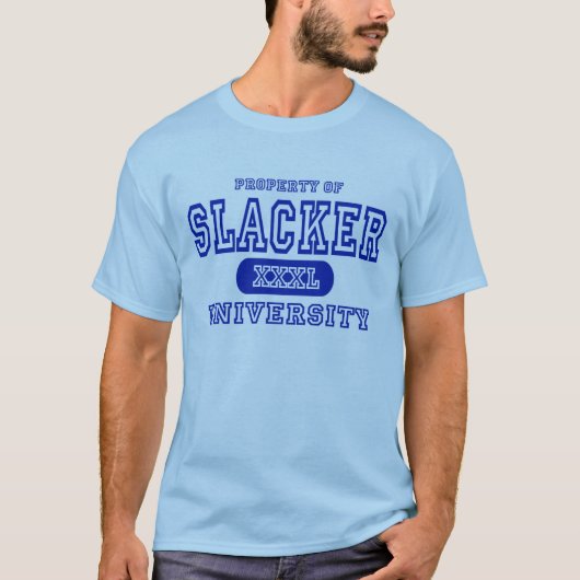 T-shirt Propriété d'une université plus lâche (Devant)
