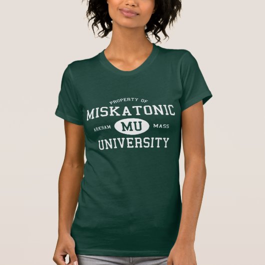 T-shirt Propriété d'université de Miskatonic (Devant)