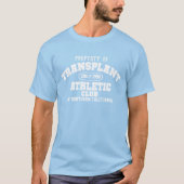T-shirt Propriété personnalisable de Transplant Athletic C (Devant)