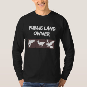 T-shirt Propriété Publique Nature Pour Camping Et Randonné