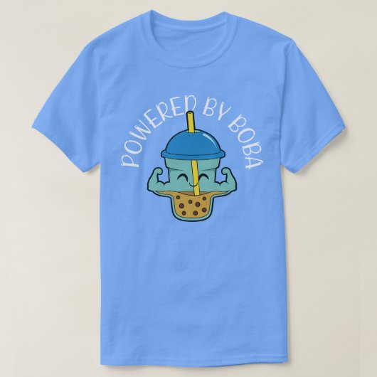 T-shirt Propulsé Par Boba Bubble Tea 1531 (Design devant)
