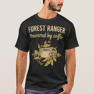 T-shirt Propulsé Par Café - Forest Ranger