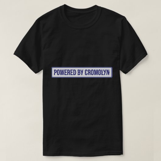 T-shirt Propulsé par Cromolyn (Design devant)