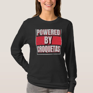 T-shirt Propulsé Par Croquetas Le Bar Protéin Cubain