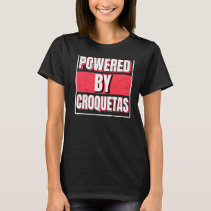 T-shirt Propulsé Par Croquetas Le Bar Protéin Cubain