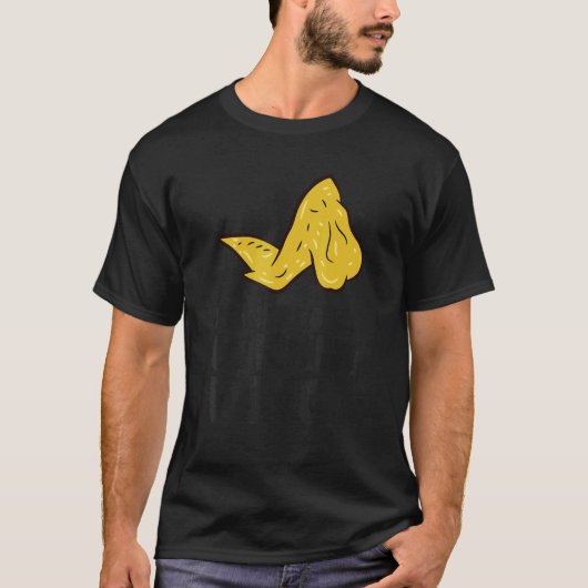 T-shirt Propulsé par des ailes de poulet (Devant)