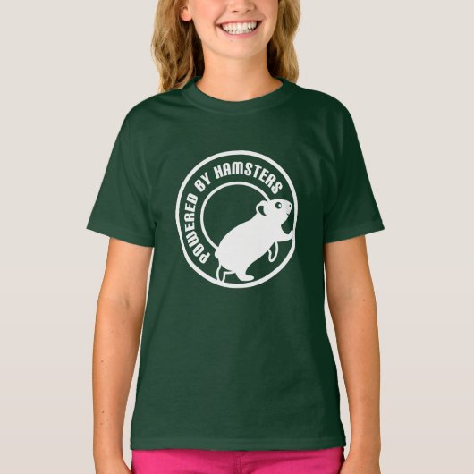 T-shirt Propulsé par Hamsters (Devant)