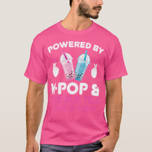 T-shirt Propulsé par K-Pop Bubble Tea K-Pop