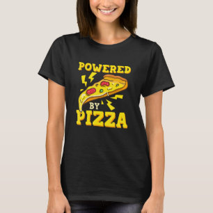 T-shirt Propulsé Par Pizza Pizza Fête À Thème