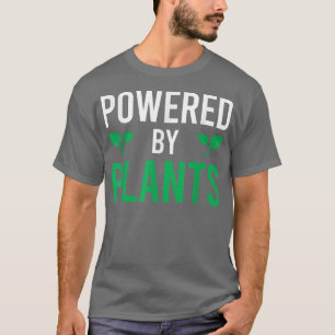 T-shirt Propulsé Par Plante Végétarien Plante d'entraîneme
