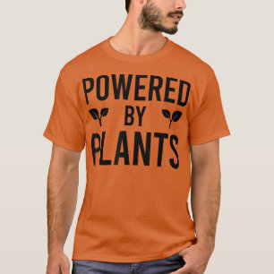 T-shirt Propulsé Par Plante Végétarien Plante d'entraîneme