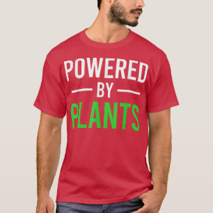 T-shirt Propulsé Par Plante Végétarien Plante d'entraîneme