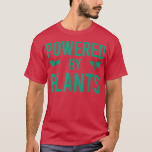 T-shirt Propulsé Par Plante Végétarien Plante d'entraîneme