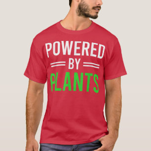 T-shirt Propulsé Par Plante Végétarien Plante d'entraîneme