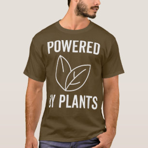 T-shirt Propulsé Par Plantes Drôle Vegan Plante Basé Veget