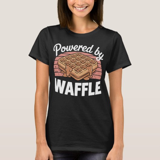 T-shirt Propulsé par Waffle (Devant)