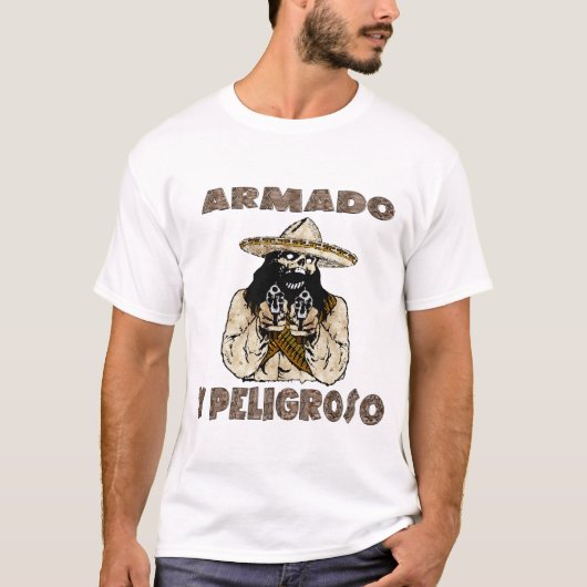T-shirt proscrit par Mexicain (Devant)