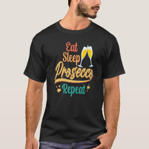 T-shirt Prosecco Vin Champagne Cocktails Rose Bouteille It