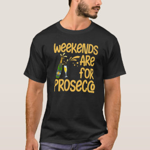 T-shirt Prosecco Vin Champagne Cocktails Rose Bouteille It