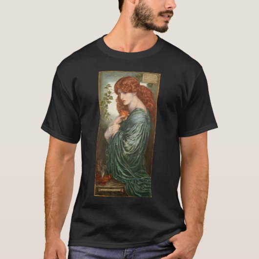 T-shirt Proserpine par Dante Gabriel Rossetti (Devant)