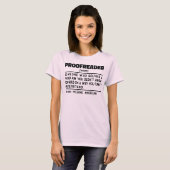 T-shirt Prospecteur Noun Funny Grammar Examinateur Geek (Devant entier)