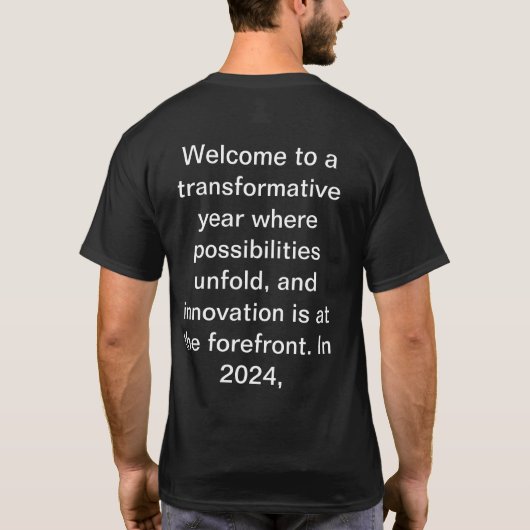 T-shirt Prospérer en 2024 (Dos)