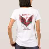 T-SHIRT "PROSPÉRITÉ ET LUMIÈRE" (Dos)