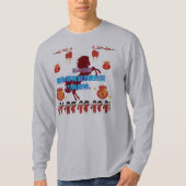T-shirt Prosperty in bloom grey (Devant)
