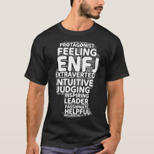 T-shirt Protagoniste ENFJ Funny Extrovert Personnalité Rel