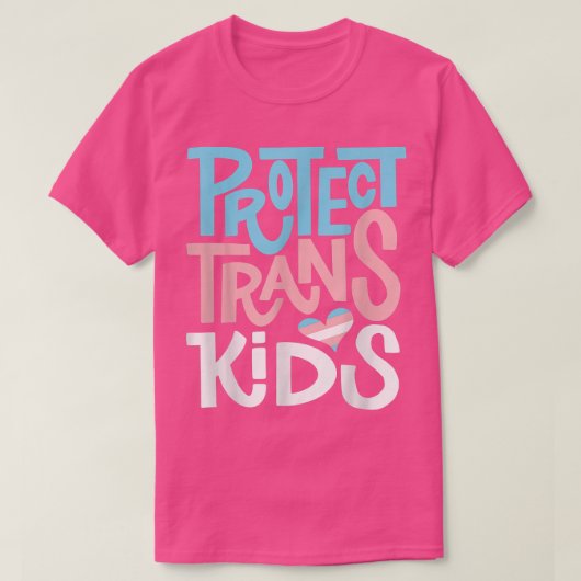 T-shirt Protect Trans Kids (Design devant)