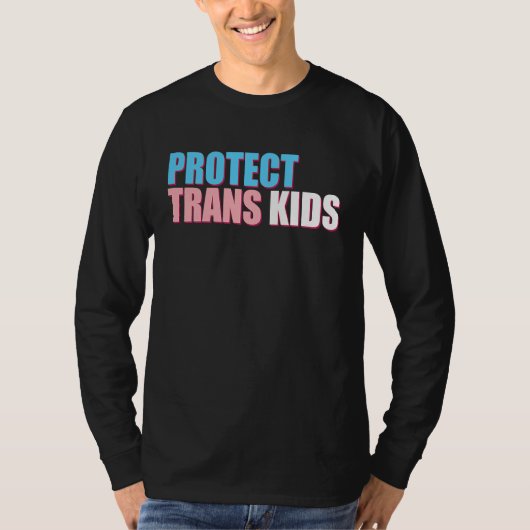 T-shirt Protect Trans Kids LGBT Awareness For Equality Ant (Devant)