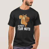 T-shirt Protect Your Nuts Deez Nuts Men's Squirrel Deez Nu (Devant)