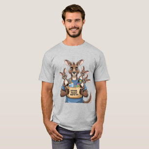 T-shirt Protecteur de poche Kangaroo - Drôle animal Papa T