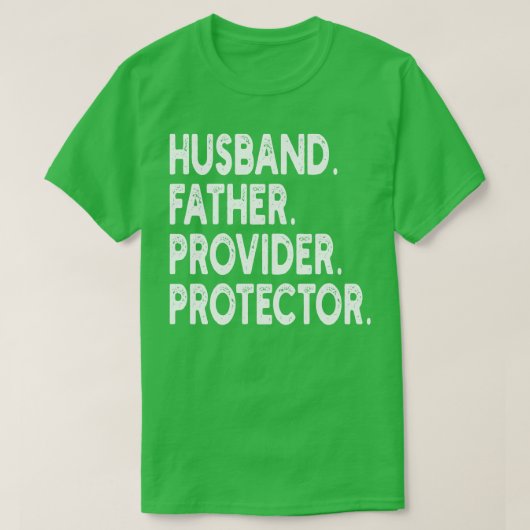 T-shirt protecteur du fournisseur père (Design devant)
