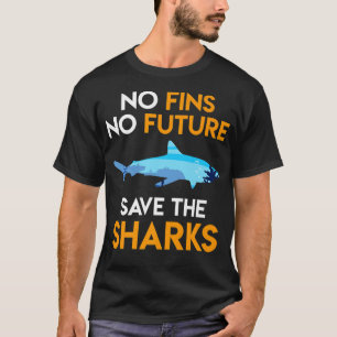 T-shirt Protection des requins Pas de fautes d'avenir Sauv