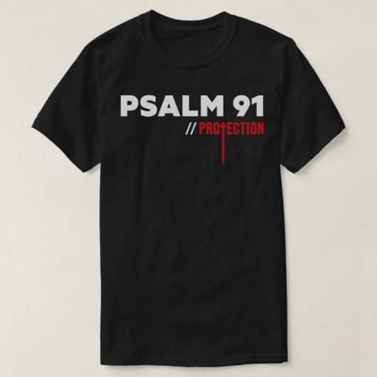 T-shirt Protection Psalm 91 (Design devant)