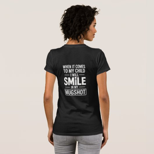 T-shirt Protective Parents Attitude Design For Devoted (Dos entier)