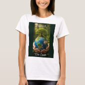 T-shirt Protégeons notre Terre (Devant)