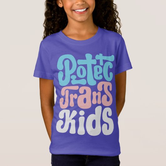 T-Shirt Protéger la chemise Trans Kids #3 (Devant)