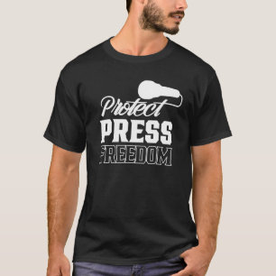 T-shirt Protéger la liberté de la presse Journaliste des d