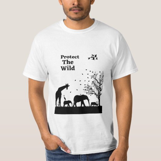 T-shirt protéger la nature (Devant)