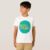 T-shirt PROTÉGER LA PLANÈTE SAVE EARTH Eco Green (Devant entier)