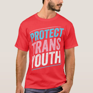 T-shirt Protéger la Trans Youth Trans Pride Transgenre LGB