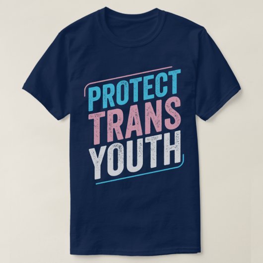 T-shirt Protéger la Trans Youth Trans Pride Transgenre LGB (Design devant)