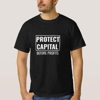 T-shirt Protéger le Capital Avant les Profits — Conception