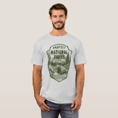 T-shirt Protéger le soutien Parcs nationaux Bear River Gra (Devant entier)