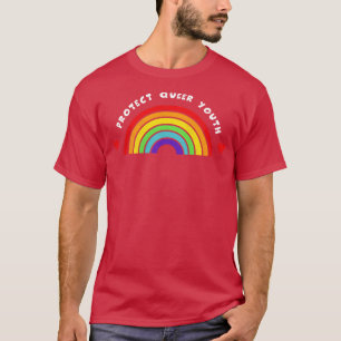 T-shirt Protéger les chemises de la jeunesse gay LGBT Prid
