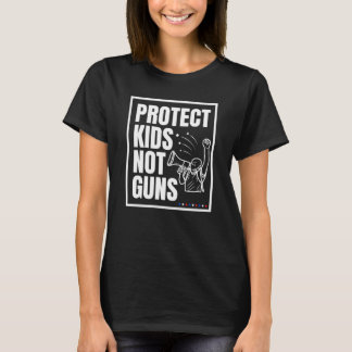T-shirt Protéger les enfants et non les armes à feu Chemis