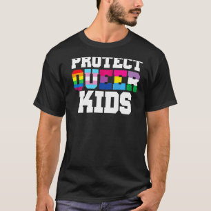 T-shirt Protéger les enfants queer Lgbt Sensibilisation Ga