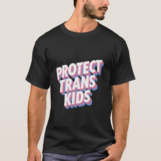 T-shirt Protéger les enfants trans LGBTI+ Fière Mois des d (Devant)